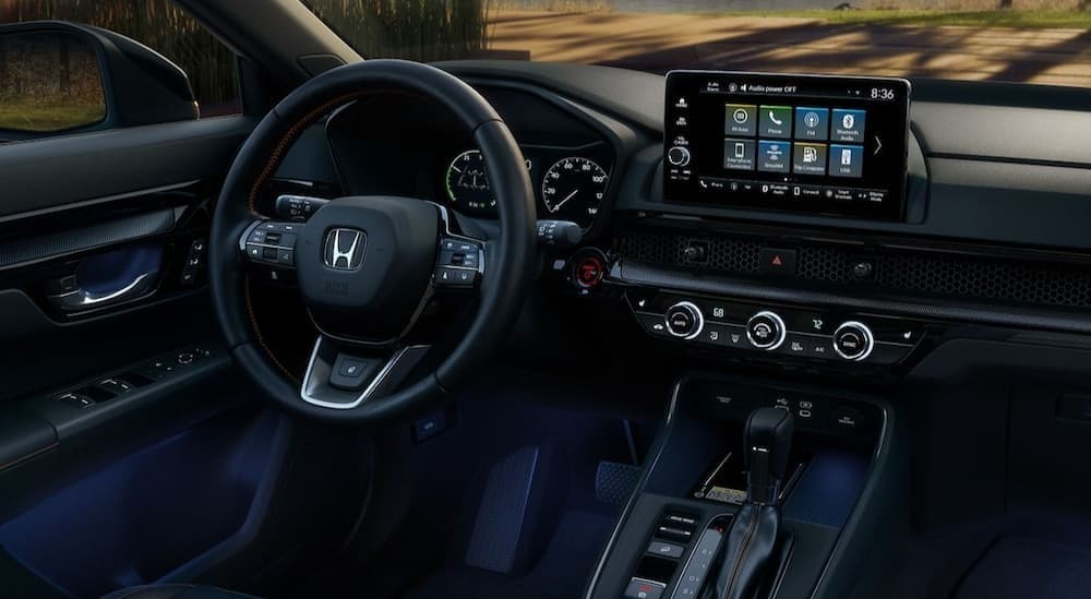 Black dash in a 2026 Honda CR-V.
