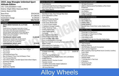 2022 Jeep Wrangler Unlimited Sport Altitude