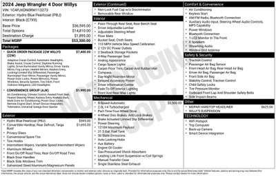 2024 Jeep Wrangler Willys