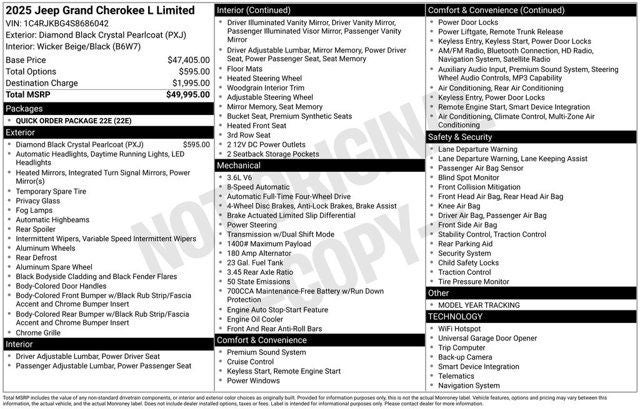 2025 Jeep Grand Cherokee L Limited
