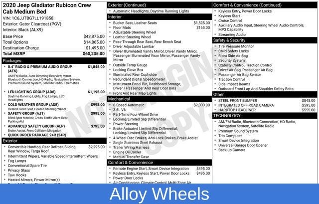 2020 Jeep Gladiator Rubicon