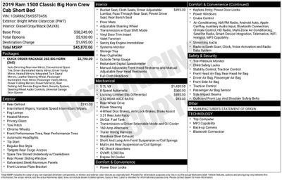 2019 RAM 1500 Classic Lone Star