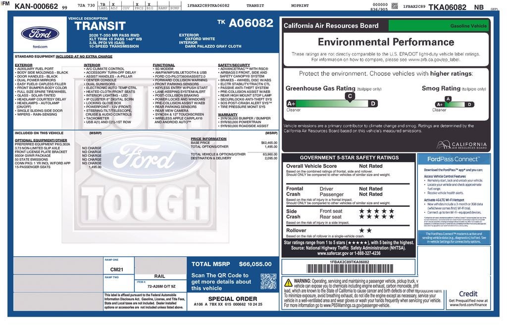 2026 Ford Transit-350 XLT