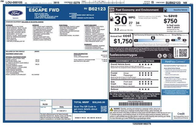 2025 Ford Escape Active