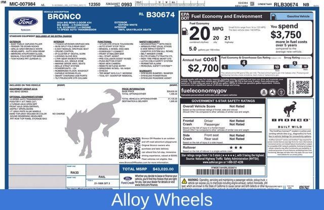 2024 Ford Bronco Big Bend