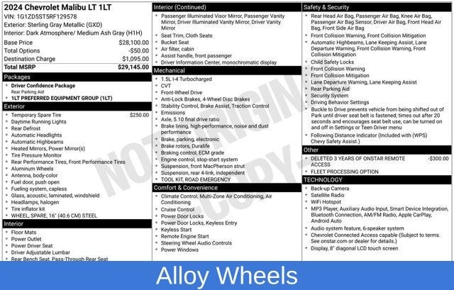 2024 Chevrolet Malibu LT 1LT