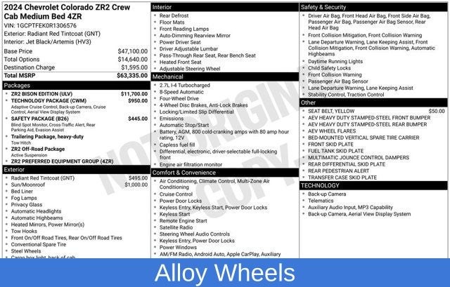 2024 Chevrolet Colorado ZR2