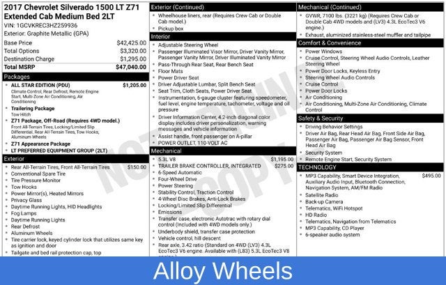2017 Chevrolet Silverado 1500 LT LT2
