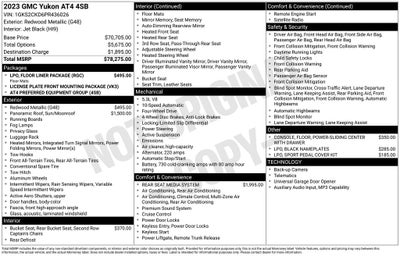 2023 GMC Yukon AT4