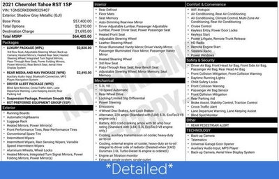 2021 Chevrolet Tahoe RST