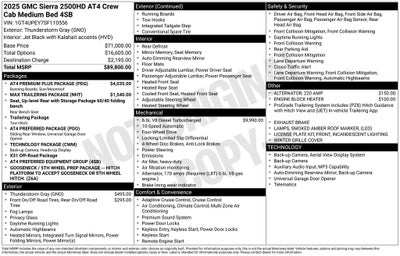 2025 GMC Sierra 2500HD AT4