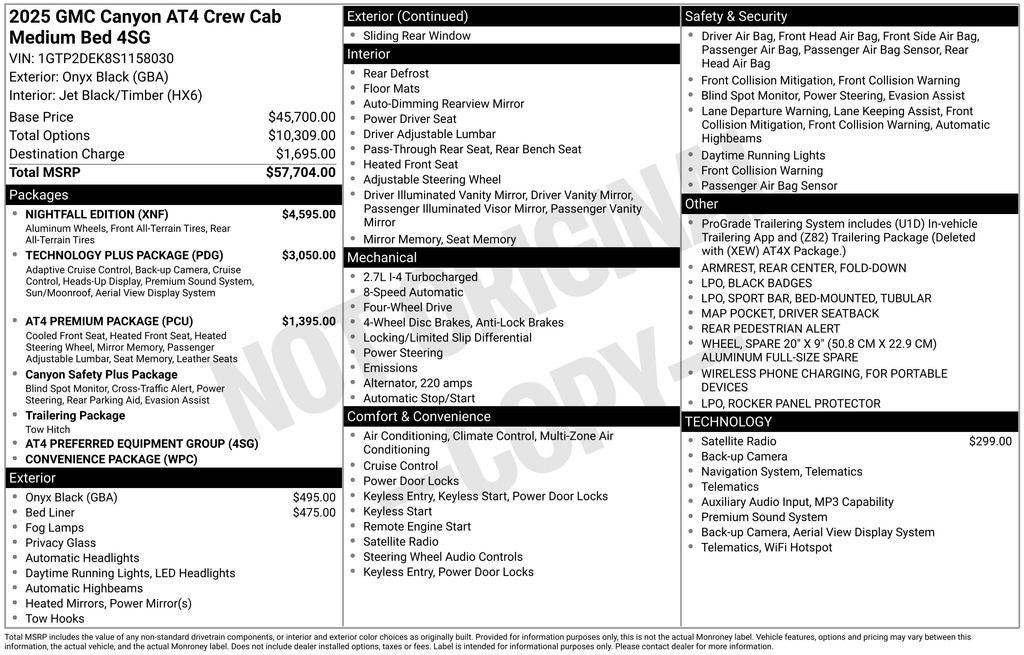 2025 GMC Canyon AT4