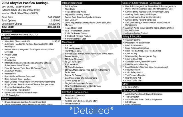 2023 Chrysler Pacifica Touring L