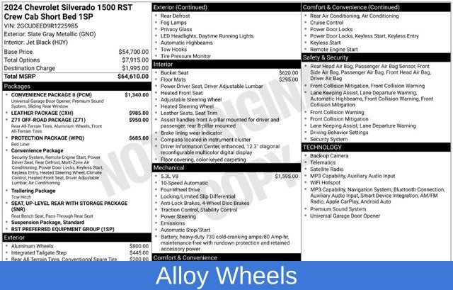 2024 Chevrolet Silverado 1500 RST