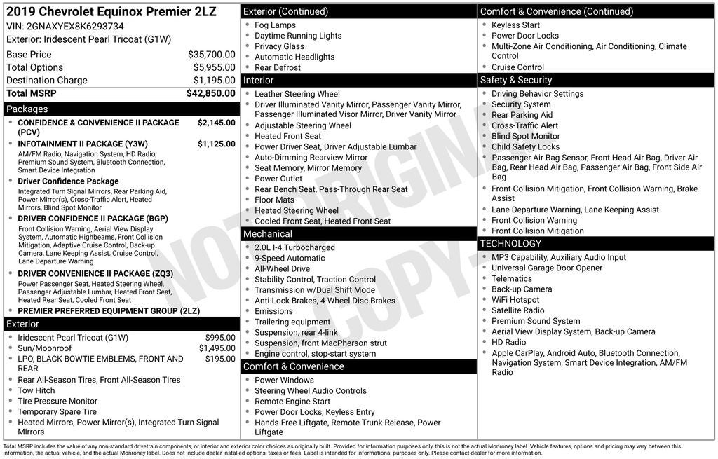 2019 Chevrolet Equinox Premier
