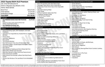 2023 Toyota RAV4 XLE Premium