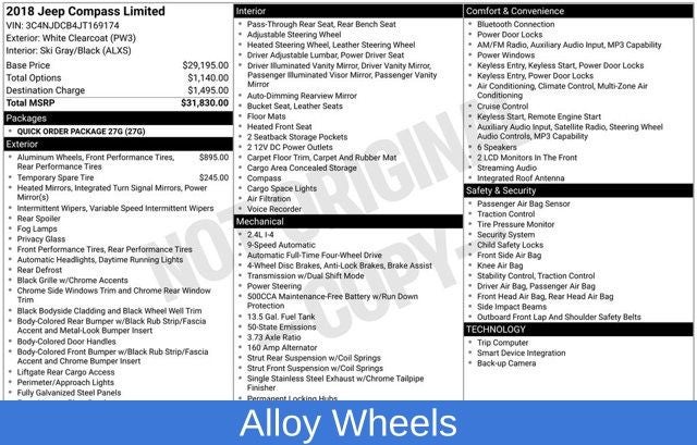2018 Jeep Compass Limited