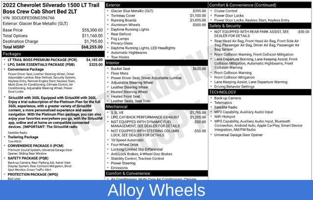 2022 Chevrolet Silverado 1500 LT Trail Boss