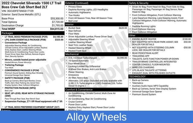 2022 Chevrolet Silverado 1500 LT Trail Boss