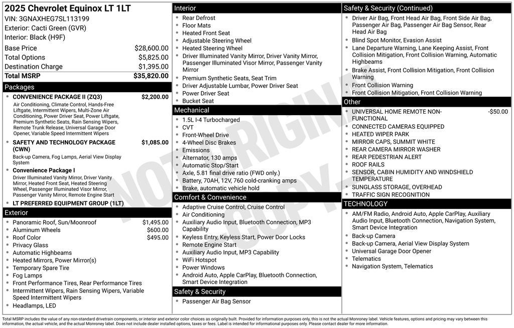 2025 Chevrolet Equinox LT