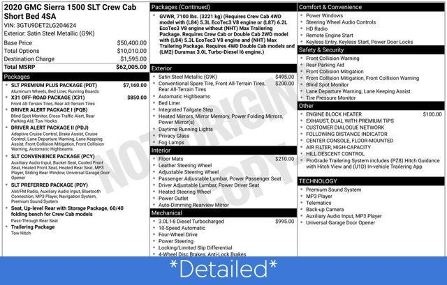 2020 GMC Sierra 1500 SLT