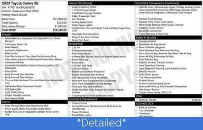 2023 Toyota Camry SE