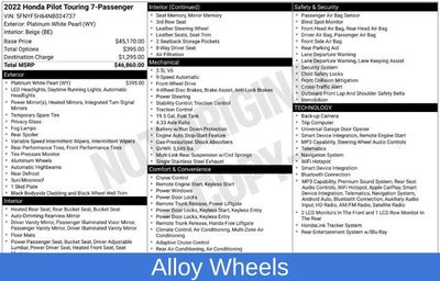 2022 Honda Pilot Touring 7 Passenger