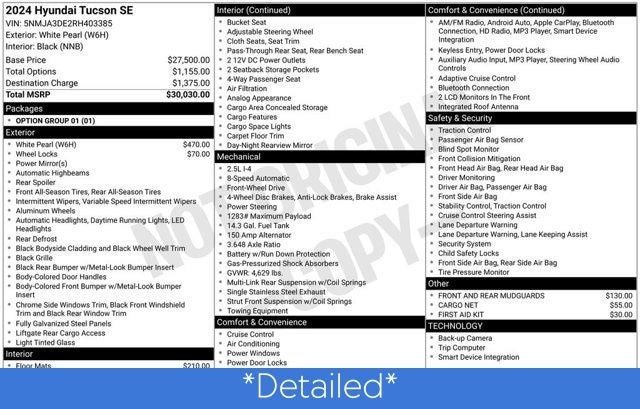 2024 Hyundai Tucson SE