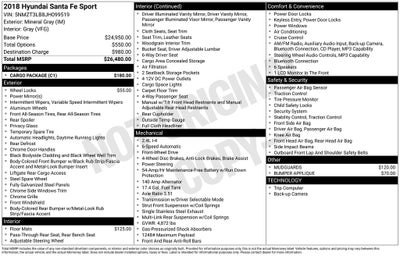 2018 Hyundai Santa Fe Sport 2.4 Base