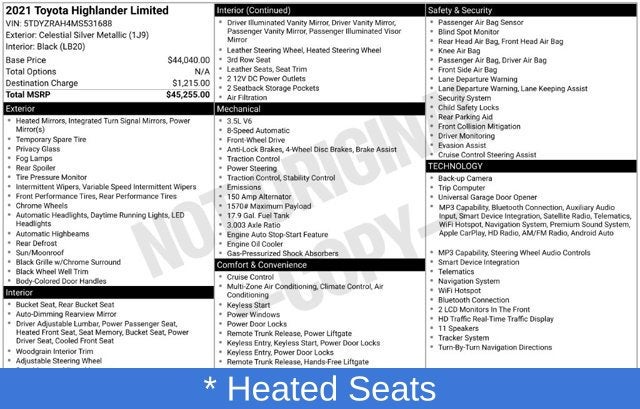 2021 Toyota Highlander Limited