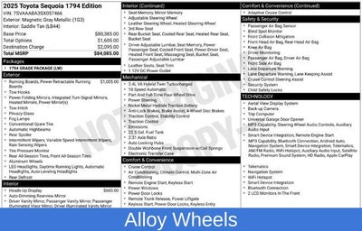 2025 Toyota Sequoia 1794 Edition