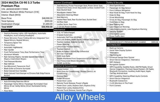 2024 Mazda Mazda CX-90 3.3 Turbo Premium Plus