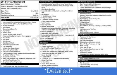 2014 Toyota 4Runner Limited