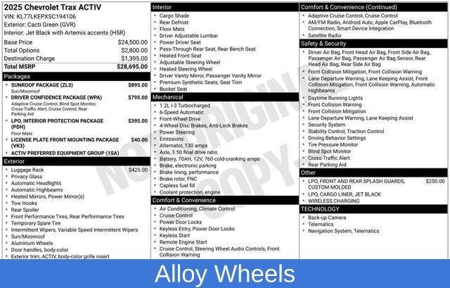 2025 Chevrolet Trax ACTIV