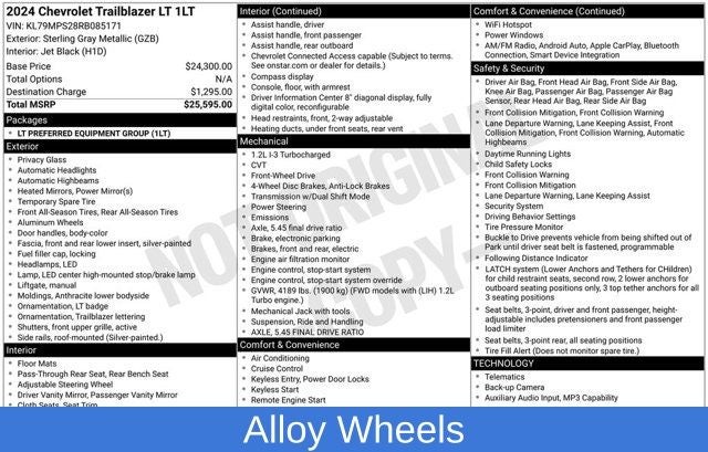 2024 Chevrolet TrailBlazer LT
