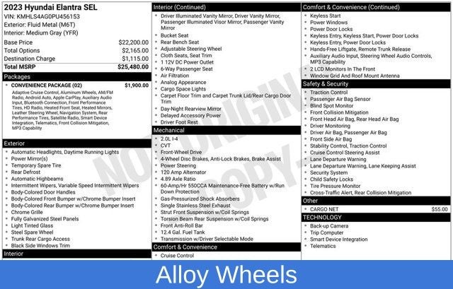 2023 Hyundai Elantra SEL