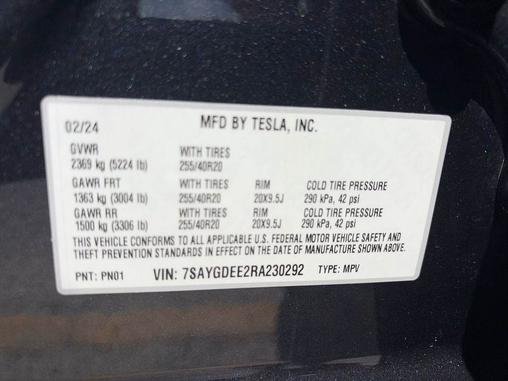 2024 Tesla Model Y Long Range