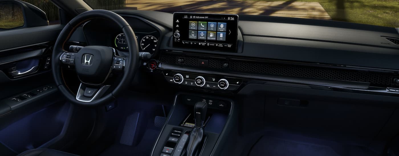 Infotainment display and dashboard inside a 2026 Honda CR-V 